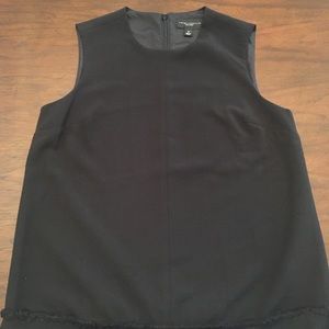 Victoria Beckham for Target Black Twill Tank Top